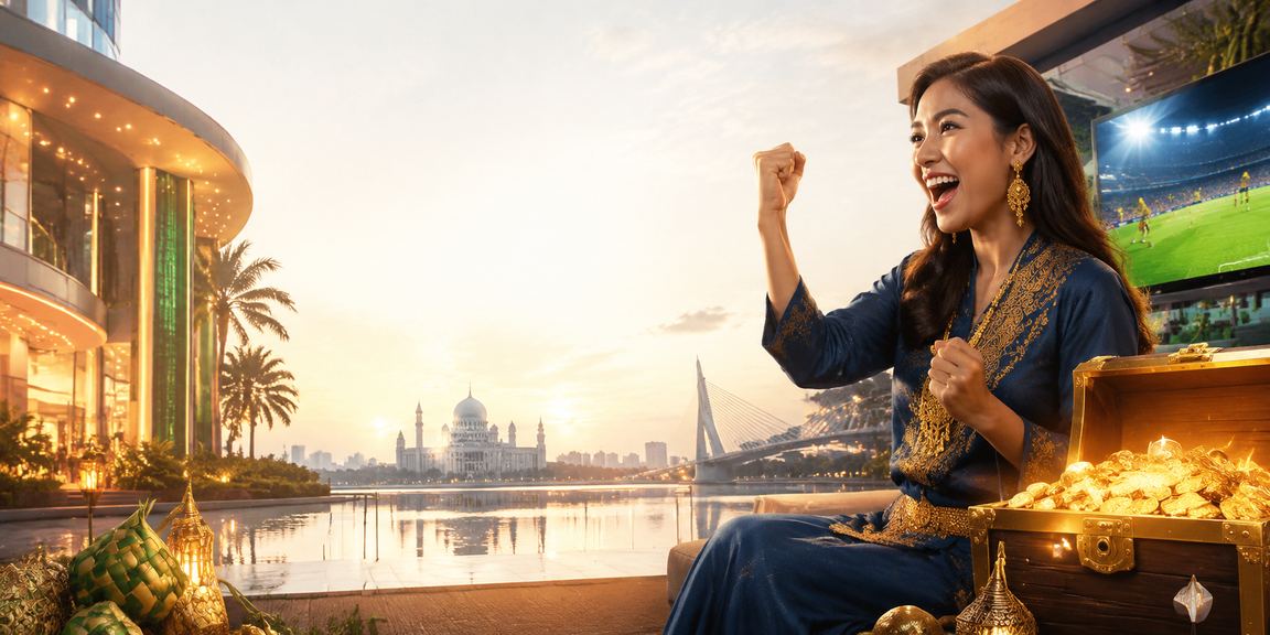 Pengguna Malaysia membuat taruhan kasino dalam talian di Putrajaya